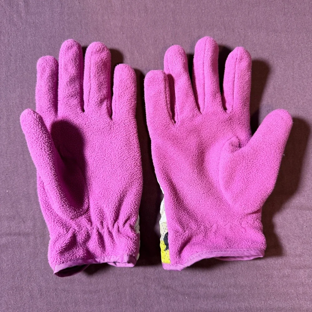 Vera Bradley Portobello Road Gloves Quilted Vibrant Floral Pattern - Size S/M
